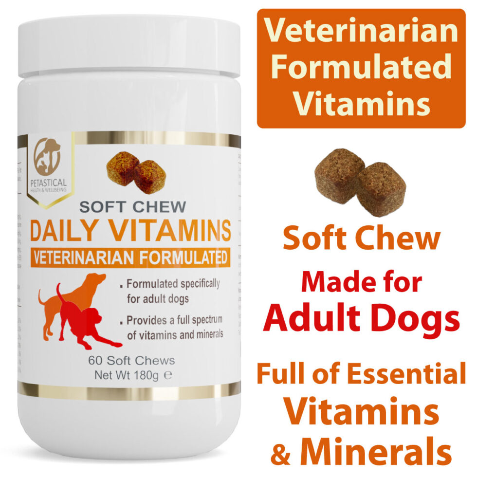 Daily Multi Vitamins and Minerals for Dogs Petastical